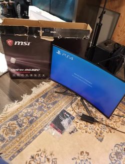 MSI Optix AG32C - 32" Widescreen Curved LED Gaming Monitor Gamer Screen Wide