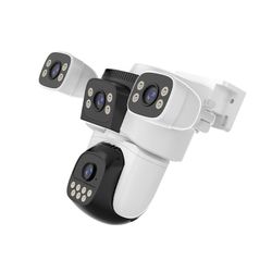 12MP 4g closed-circuit television camera surveillance wireless surveillance camera 360 security wireless 4-lens night vision closed-circuit television