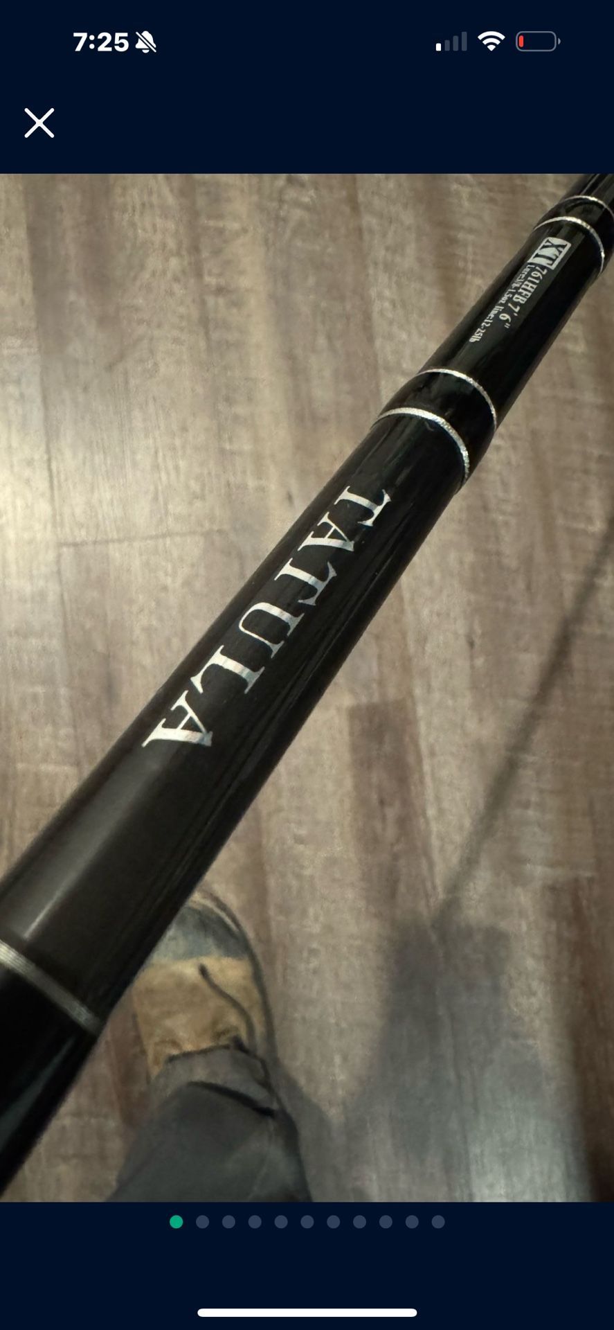 Daiwa Tatula Casting Fishing Rod. Like New. 7’6” Hvy 