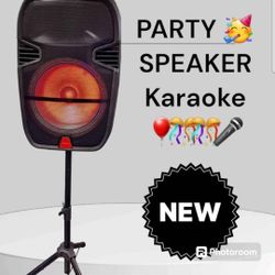 BLUETOOTH PARTY KARAOKE SPEAKER 🎈🎵🎶🎤🔋🎉