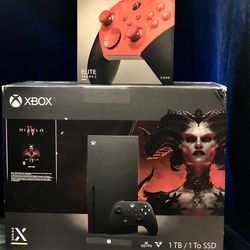 Xbox Series X Diablo Edition With Extra Remote Controller 