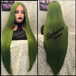 Human Hair Blended Lace Front Wig 