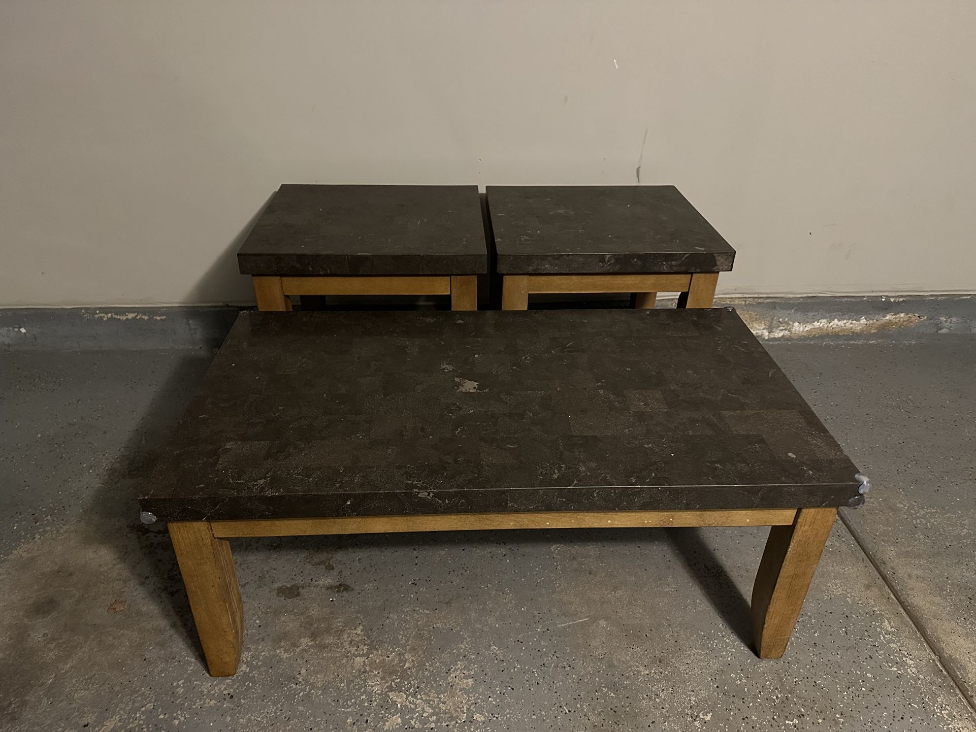 Grey Marble Tables