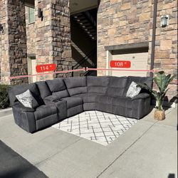 *Free Delivery* Electric Reclining Sectional