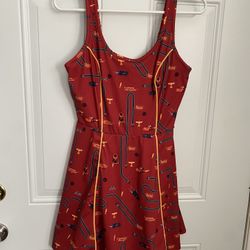 Disney Pixar Cars Lightning McQueen Icons Allover Print Active Dress - BoxLunch Exclusive