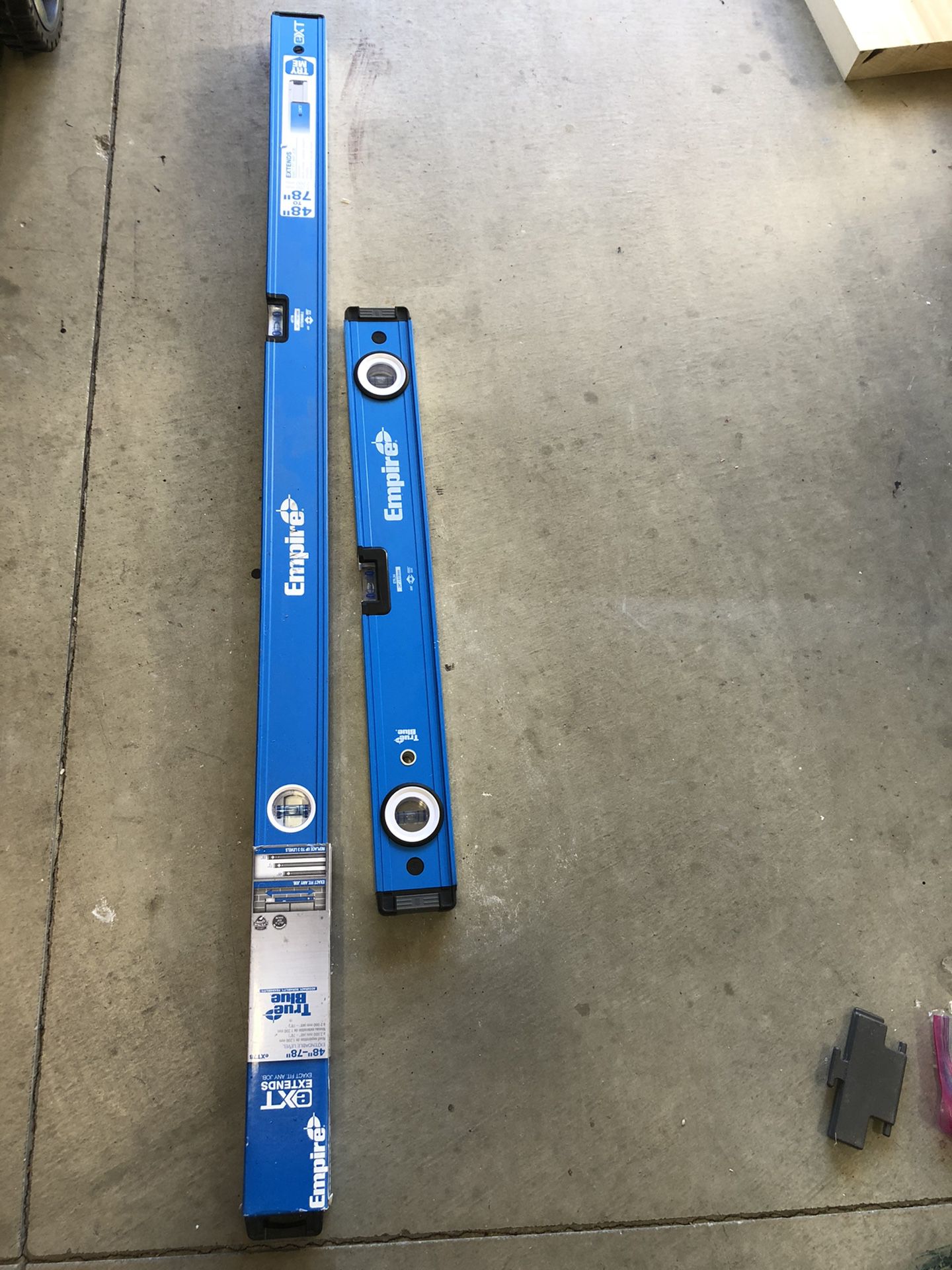 New Empire level set. 48”-78” and 24”