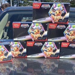 Pokémon Prismatic Surprise Box 7 Pack Set Dm For Individuals 