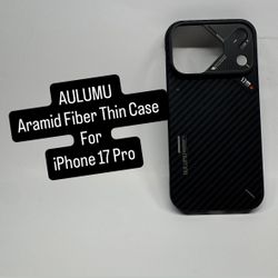 Aulumu Aramid Fiber Thin Case for iPhone 17 Pro (6.3in)