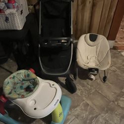 Baby Stroller, Bouncer And Walker 