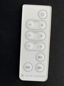 OEM Altec Lansing IM3C remote control