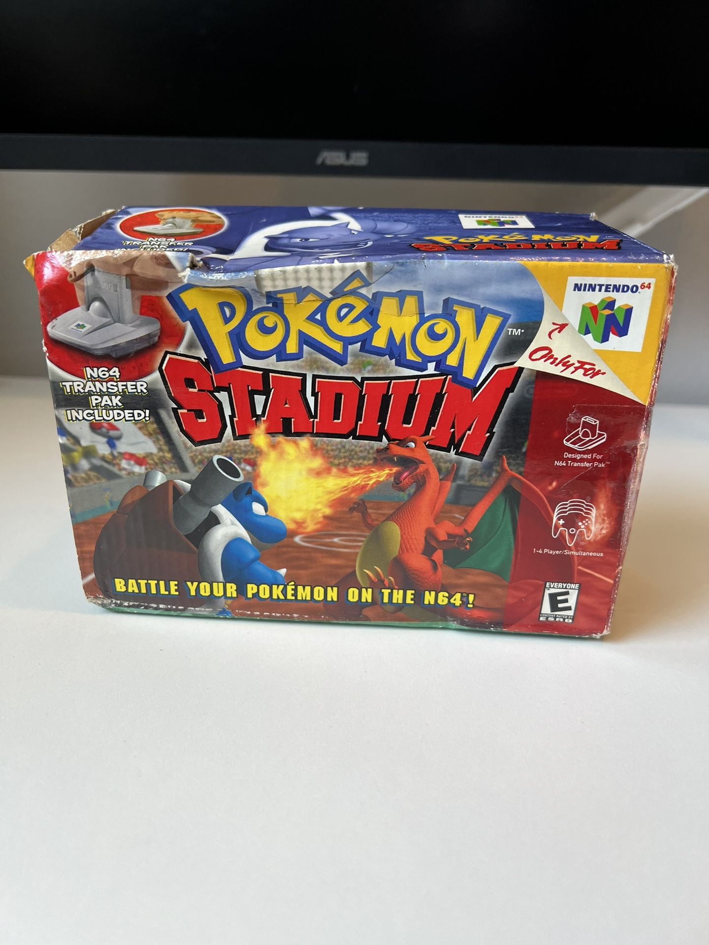Pokemon stadium With Box And Transfer Pack
