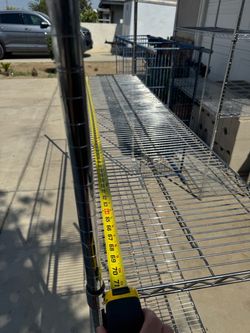Chrome Wire Metro Shelving Unit
