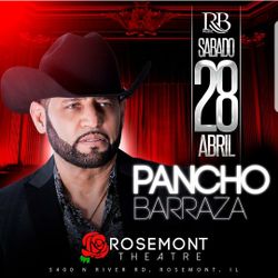 solo jente seria bendo 4 boletos para pancho barraza el festival es hoy alas 8....130 cada uno tengo 4...