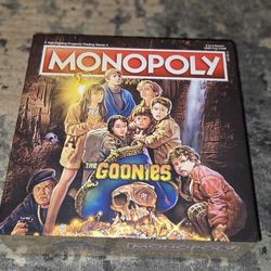 Monopoly: The Gooniesoard Board Game. Brand New Factory Sealed! Perct Box!!