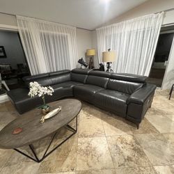 Leather Sectional Couch 