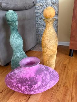 Prices vary, ask for price for each item, Various Decorative Vases designer floral arrangements