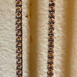 Stainless Steel Tennis Chain 24inches  With The Pendant 100% Silver