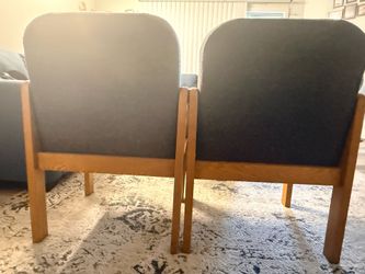 Set of Upholstery chairs in grey color