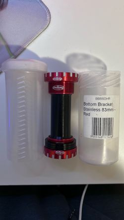 Hope Technology BSA Stainless Bottom Bracket 83mm Red BBSSDHR New