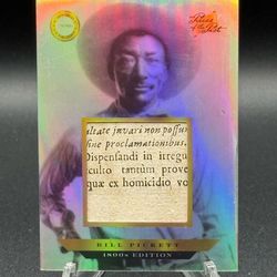 2024 Pieces of the Past 1800s Edition #149 Bill Pickett Patch Relic
