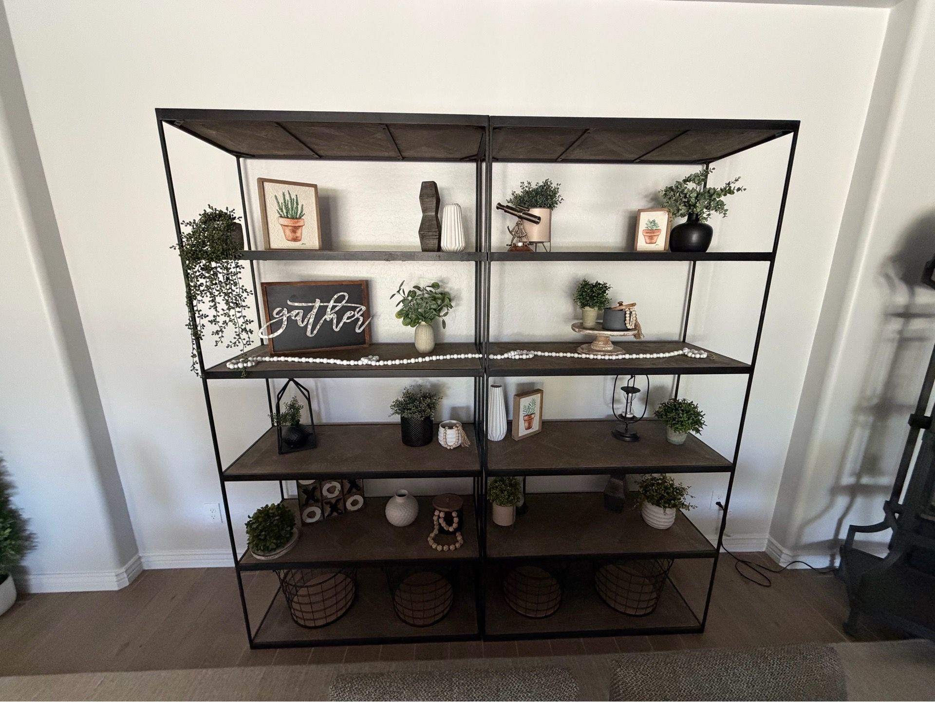 Restoration Hardware Book Shelves