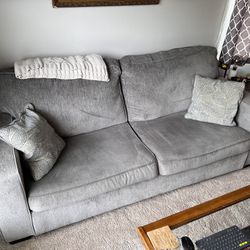 Fabric Sofa - No Damage -  Sturdy