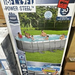 18ft x 9ft x 48in Pool Set | Brand New