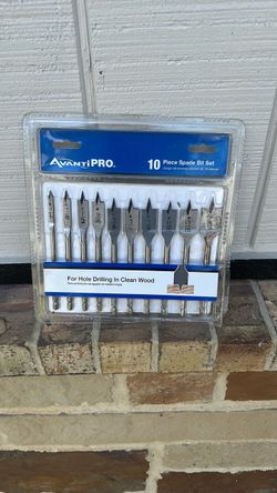 10 piece spade bit set