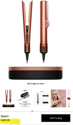 Dyson Special Edition Airstrait Wet-to-Dry Straightener in Amber Silk