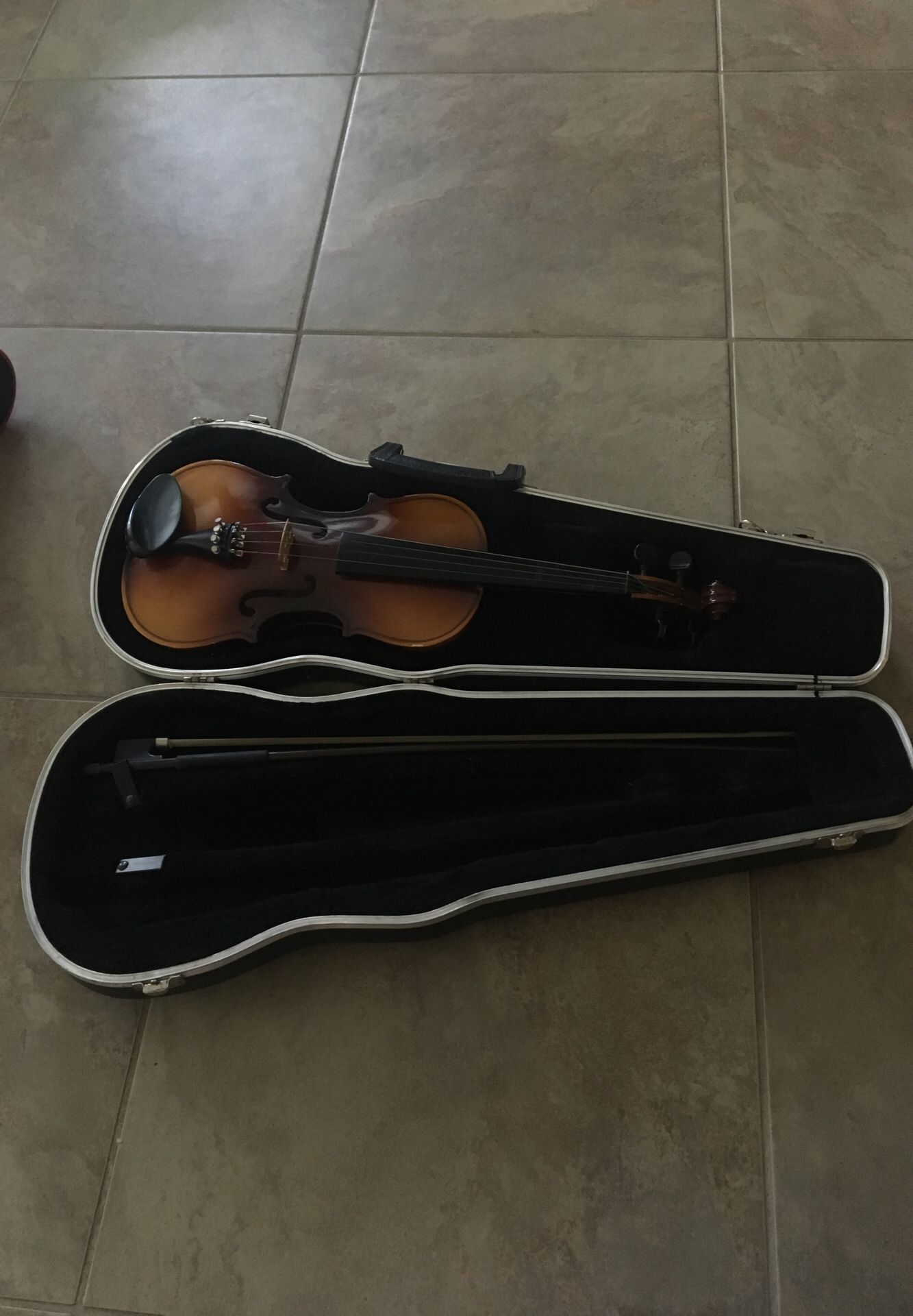 Violin with case