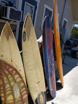 4 surfboards must go today