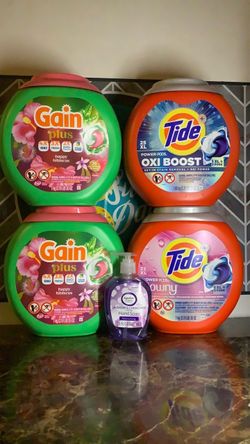 Gain & Tide Laundry Pods Bundle with Hand Soap price is firm