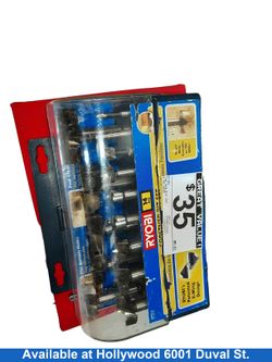 Ryobi A9fs14 Silver Tap & Die Set