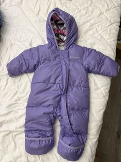 Baby down jacket/body suit (3-6 month, Columbia)