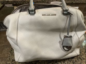 Michael Kors White Leather Purse 
