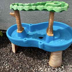 Outdoor standing water toy