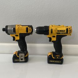 Dewalt Combo Kit 12v Drill and 12v Impact