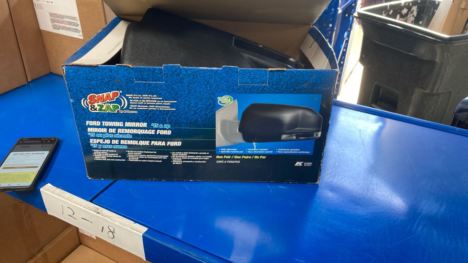 Ford F150 Towing Mirrors 15” Pair