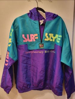 Surf Style Windbreaker - Vintage Vibes