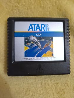 Qix Atari 5200 Cartridge Only 1982 Vintage Taito Arcade Game Tested