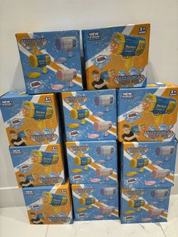 Big Bubble Gun ( Rechargeable Batteries) Set Of 12 Comes With Bubbles Bottles  Inside 