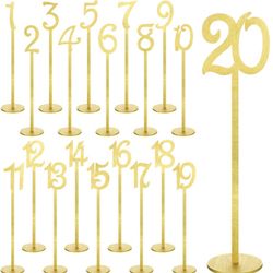 Table Numbers
