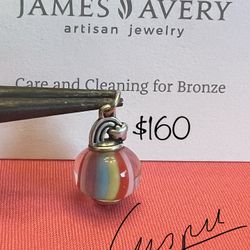 James Avery Glass Charm