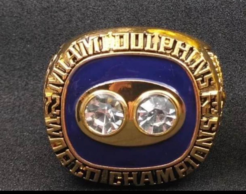 Miami Dolphins 1973 Super Bowl world champions ring (Larry Csonka) size 11