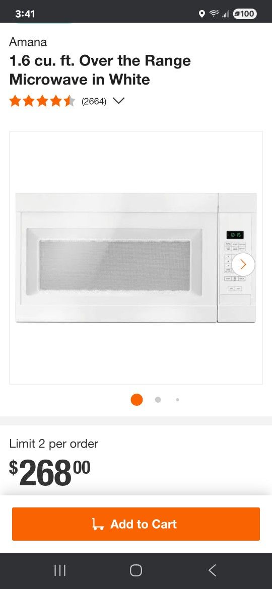 Amana Microwave