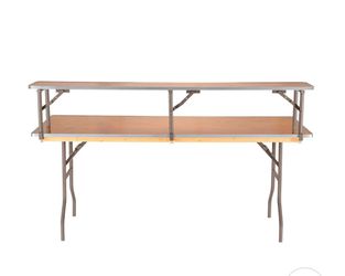 6 Foot Rectangle Bar table (foldable)