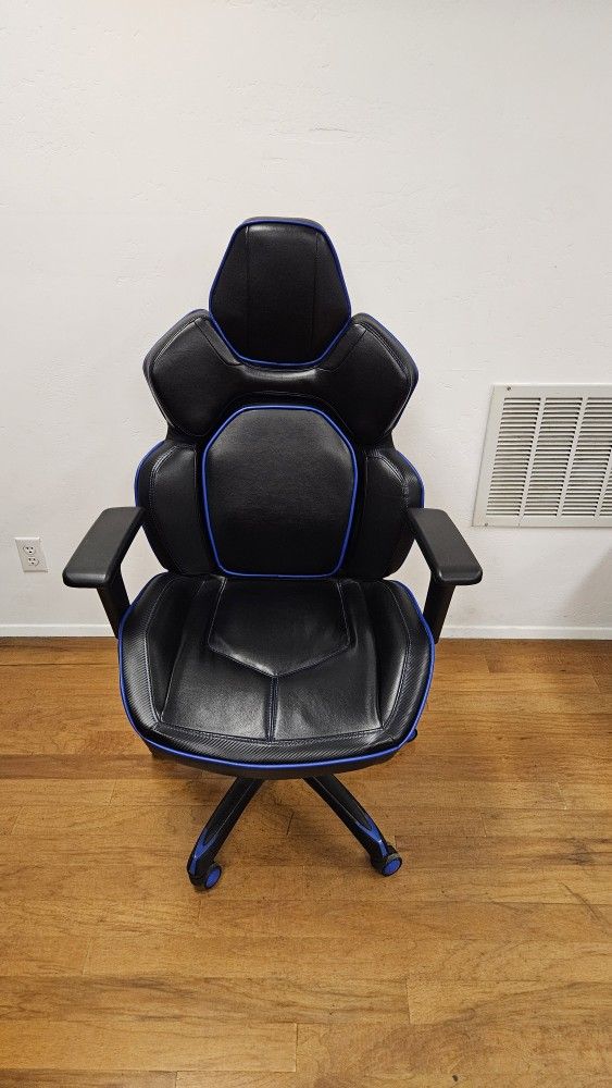 Gaming Chair Black and Blue