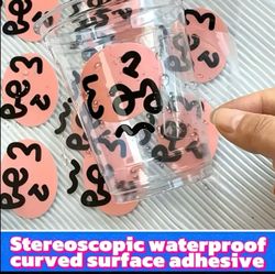 [Valentine's Day] Custom UV Transfer Stickers Featuring Vibrant Colors, Scratch Resistant on Ceramics, Office Tools, Party Decor for Valentine's Day, 