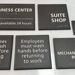 Business Interior Signs 