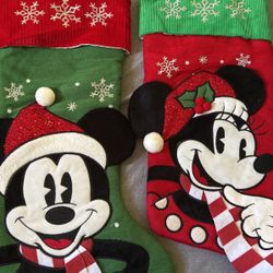 Disney Minnie And Mickey Stockings